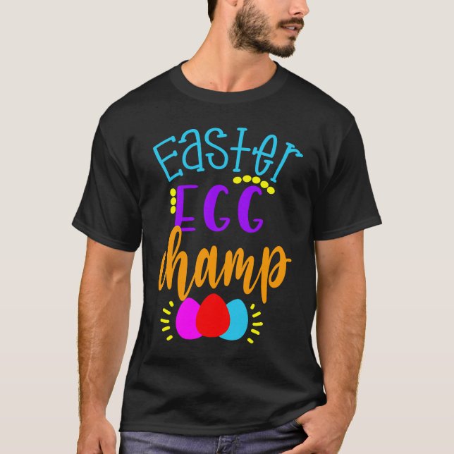 Camiseta Caça De Ovos De Páscoa Meninas Crianças Caçando Ch (Frente)