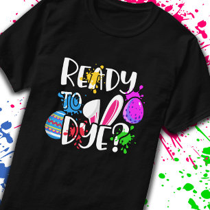 Camiseta Caça de Ovos de Páscoa - Prontos para Tchau? -P
