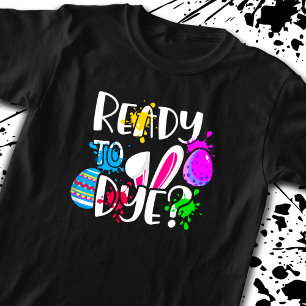 Camiseta Caça de Ovos de Páscoa - Prontos para Tchau? -P