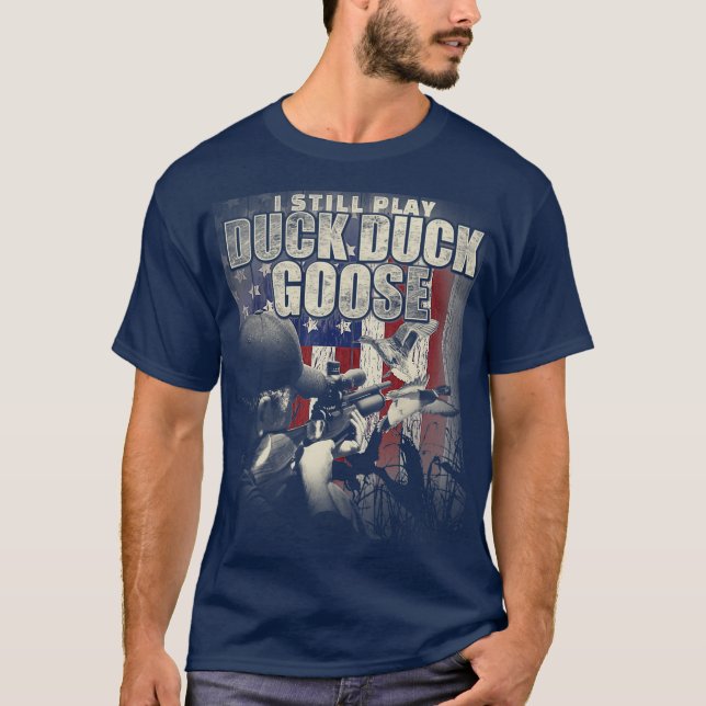 Camiseta Caça De Pato Eu Ainda Toco Pato Engraçado (Frente)