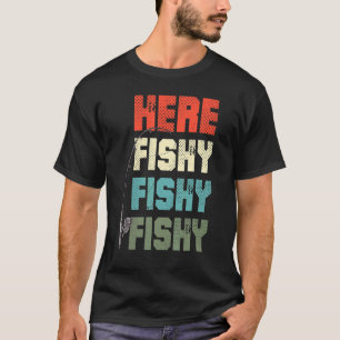 Camiseta Caça de Peixes Pesca Vara de Pescar Pescador 1