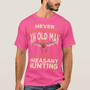 Camiseta Caça De Pheasant À Pássaros De Alarme