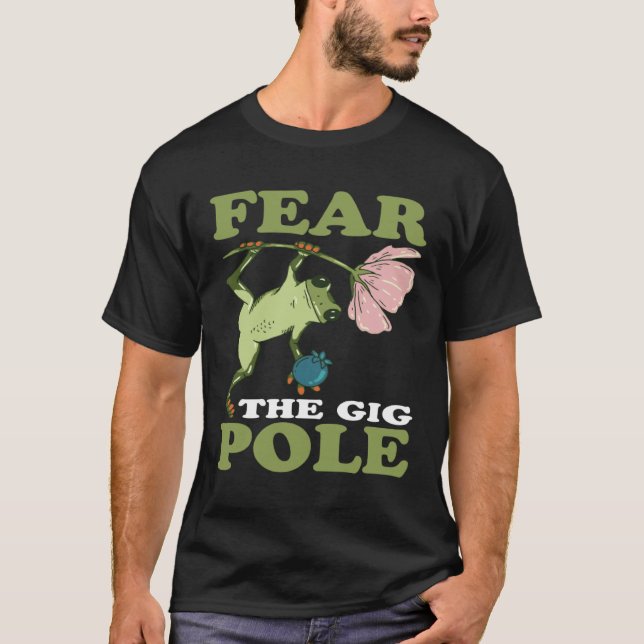 Camiseta Caça de Rã Temor ao Gig Pole Caça de Rã (Frente)