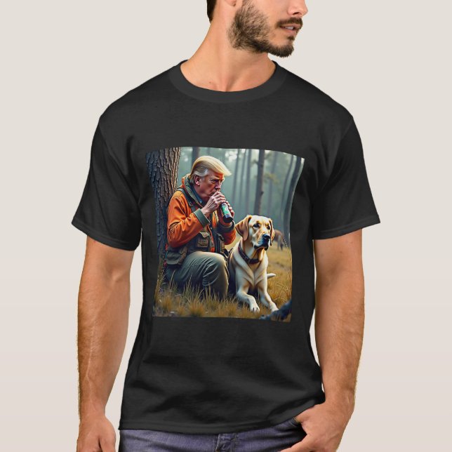 Camiseta Caça De Tremores Engraçado Caça De Bebendos De Cer (Frente)