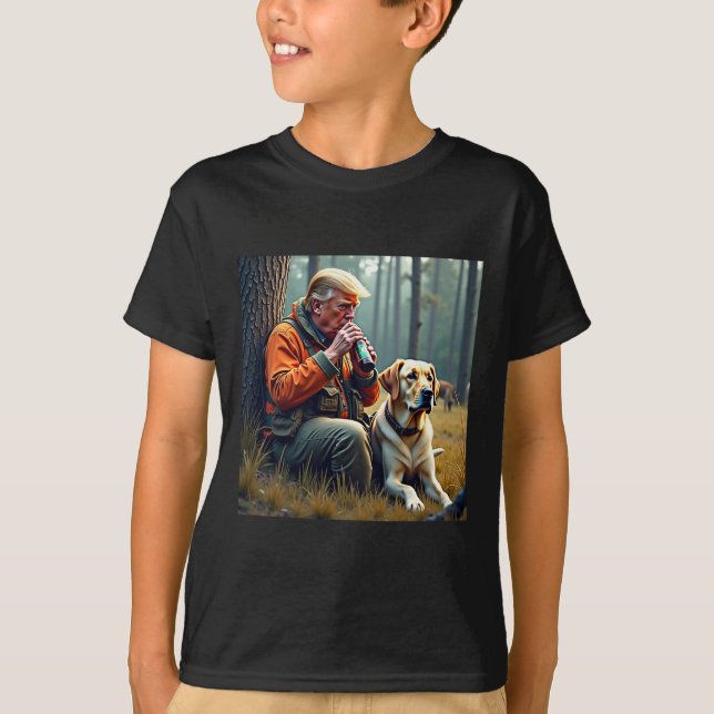 Camiseta Caça De Tremores Engraçado Caça De Bebendos De Cer (Frente)