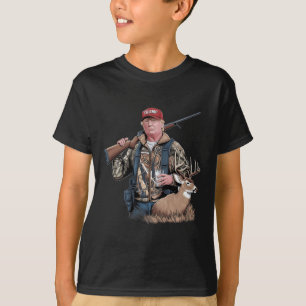 Camiseta Caça De Trump (Frente E Trás) Faça Caça G