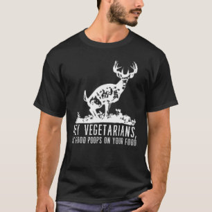 Camiseta Caça De Veados Para Homens Caçador Engraçado