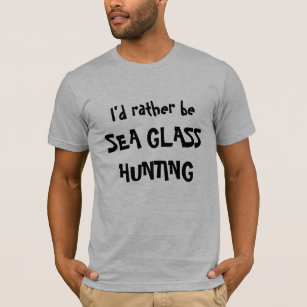 Camiseta caça de vidro do mar