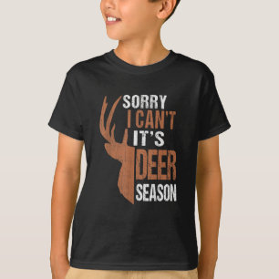 Camiseta Caça Desculpe É Temporada de Veados Pai Caçador En