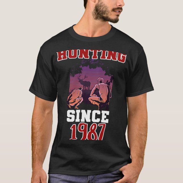 Camiseta Caça desde 1987 (Frente)