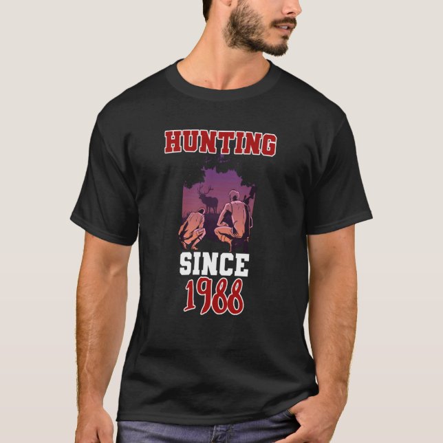 Camiseta Caça desde 1988 (Frente)