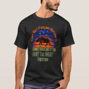 Camiseta Caça E Férias De Pesca Do Rio Kissimmee