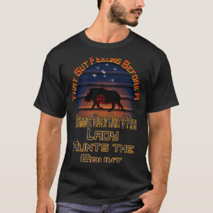 Camiseta Caça e Férias de Pesca no Rio Kissimmee para Senho
