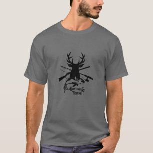 Camiseta Caça E Pesca - Ao Ar Livre   Caça Engraçada E