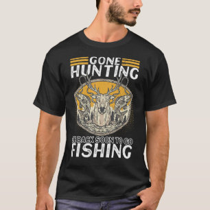 Camiseta Caça e Pesca Caçador e Pescador