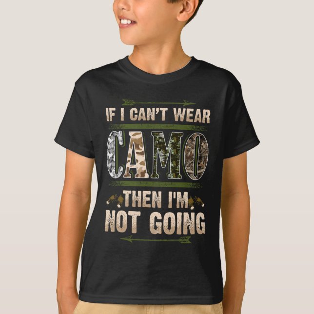 Camiseta Caça Engraçada Caçadores de Camo Buck Deer Country (Frente)