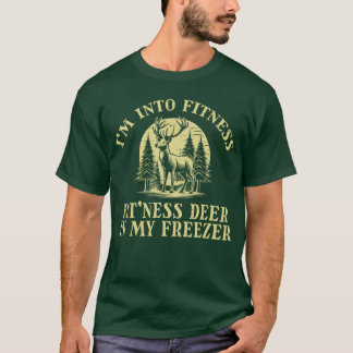 Camiseta Caça Estou Em Forma Fitness Ness Veado Freezer Caç