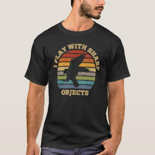 Camiseta Caça Falconry Eu Brinco Com Objetos Sharp Para Fal