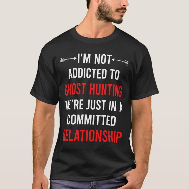 Camiseta Caça Fantasmas Paranormal Relação (Frente)