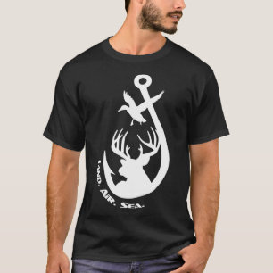 Camiseta Caça Incrível E Pesca Do Pato De Veado E Do Peixe
