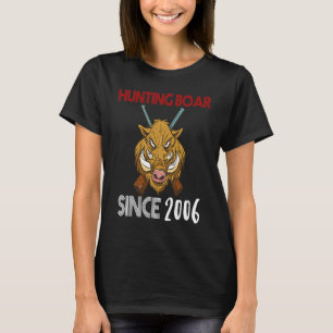 Camiseta Caça javali desde 2006