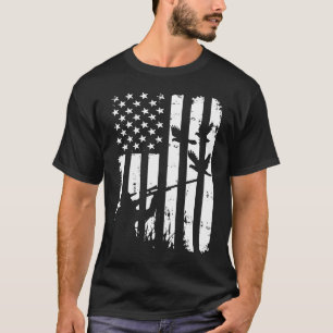 Camiseta Caça legal à Vintage EUA Flag Dove