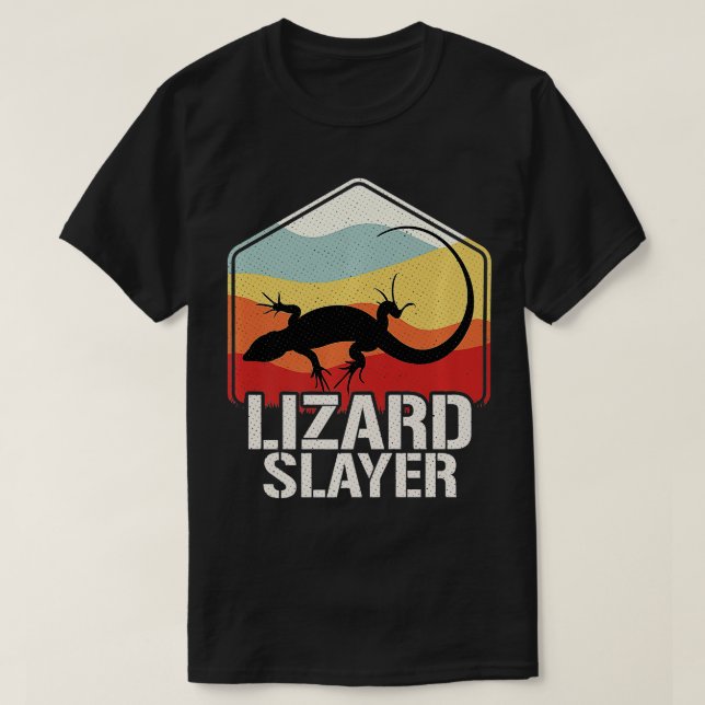 Camiseta Caça Lizard Slayer Lizard (Frente do Design)