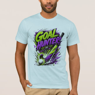 Camiseta Caça-meta de Hóquei, Neon Verde e Roxo