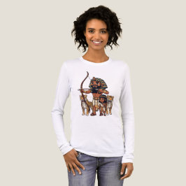 Camiseta Caça no Antigo Egito com Leopardos