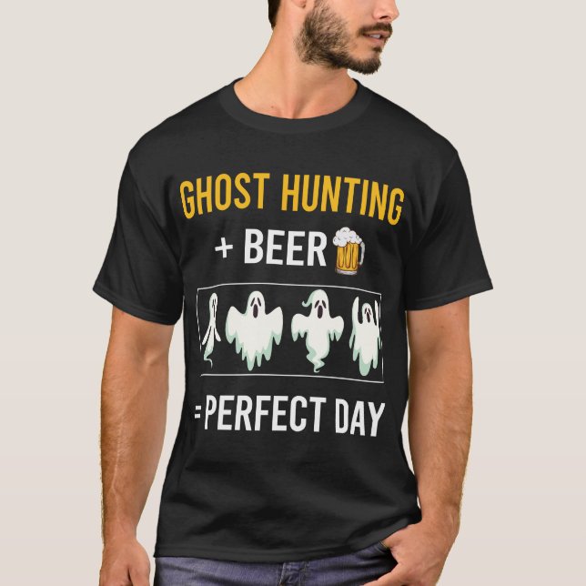 Camiseta Caça Noturna de Fantasmas Paranormal (Frente)
