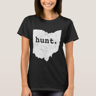 Camiseta Caça Ohio Bowhunting Presente de Caça de Veados do