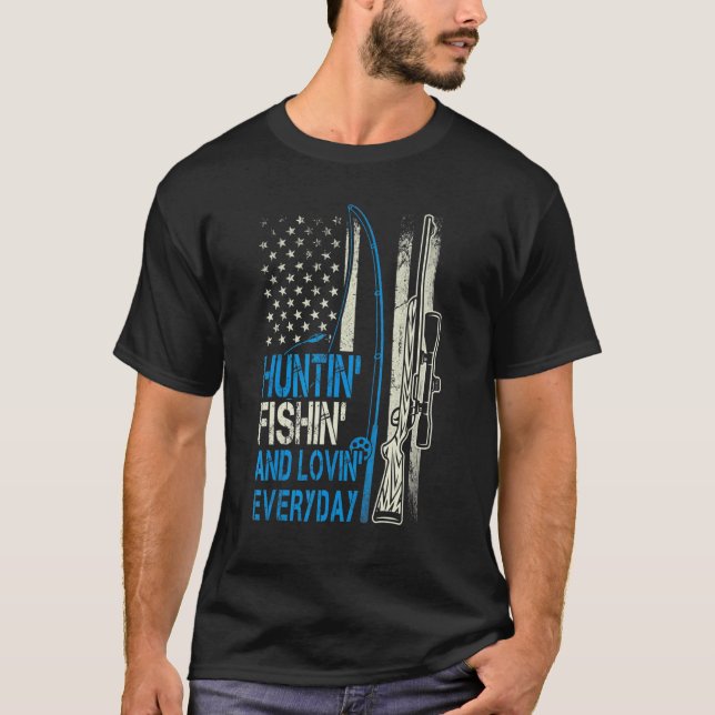 Camiseta Caça Pesca Amando Todos os Dias (Frente)