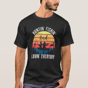 Camiseta Caça Pesca Amando Todos os Dias Caça de Veados Ame