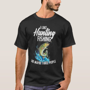 Camiseta Caça Pesca Antissocial Introvertido Caçadores Pesc
