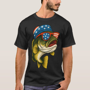 Camiseta Caça Pesca Bandeira Americana Patriota