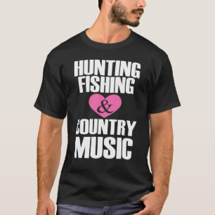 Camiseta Caça Pesca Música Country