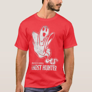 Camiseta Caça Profissional de Fantasmas Nova Caça de Presen
