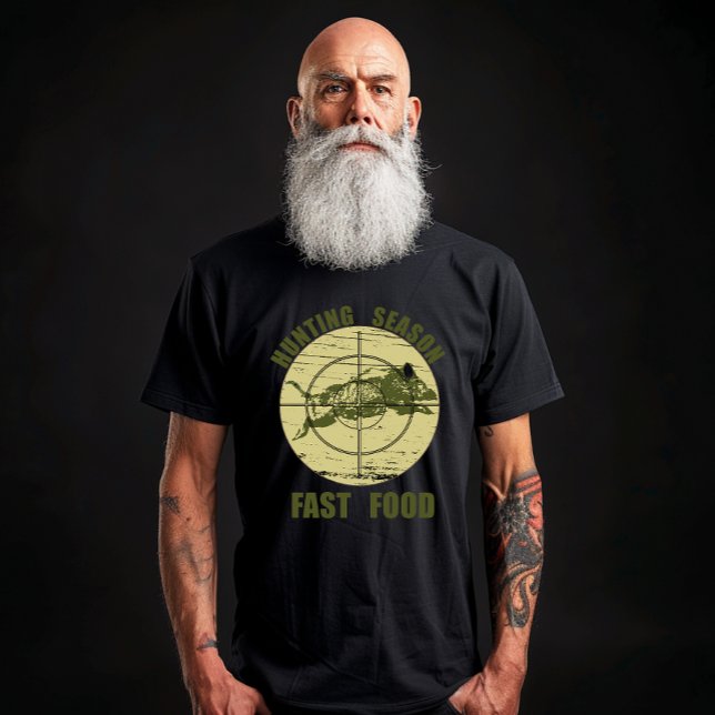 Camiseta Caça rápida a comidas (Criador carregado)