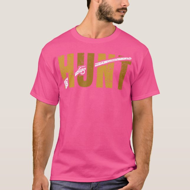 Camiseta Caça Rifle Muzzleloader Pederneira (Frente)