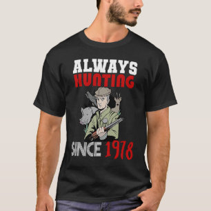 Camiseta Caça sempre desde 1978
