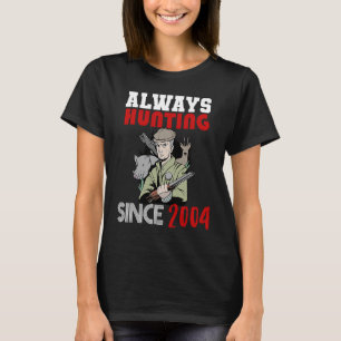 Camiseta Caça sempre desde 2004