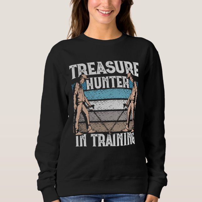 Camiseta Caça Tesouro em Treinamento Detector de Metal (Frente)