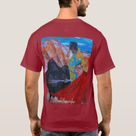 Camiseta Caça-touro e dançarina espanhola