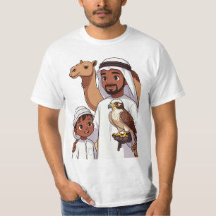 Camiseta Caça Tradicional com Falcão Árabe