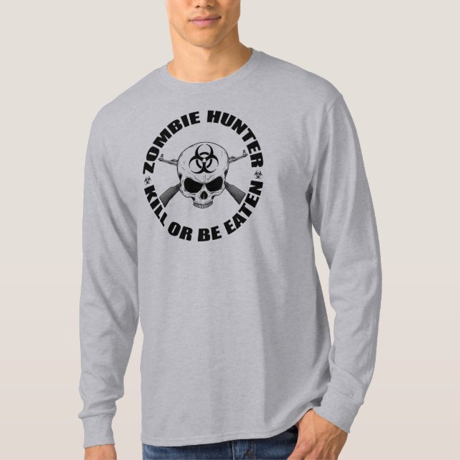 Camiseta Caçador 2 do zombi (Frente)