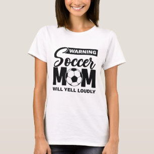 Camiseta Caçador de Advertência Mamãe Gritará Loucamente