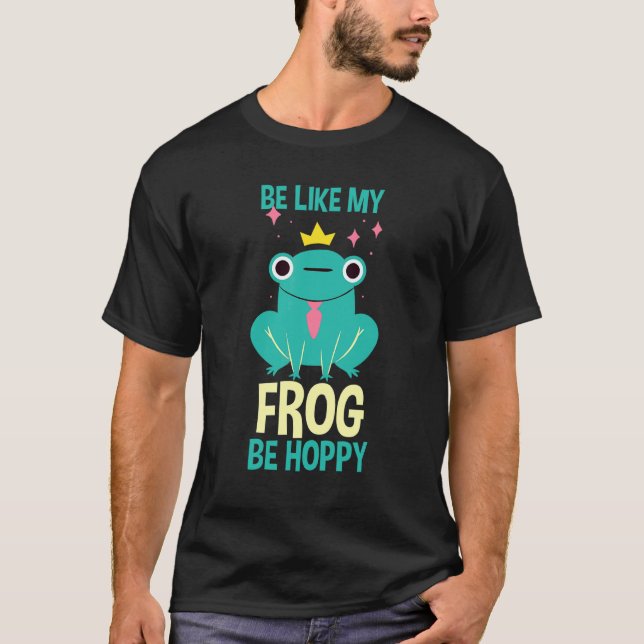 Camiseta Caçador de Anfíbios Sapo Caçador Ser Como Sapo Ser (Frente)