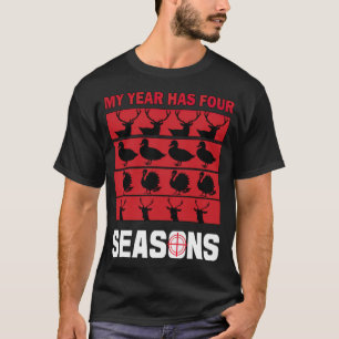 Camiseta Caçador de Animais de Quatro Épocas Caçador de Pat