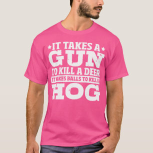 Camiseta Caçador de Animais Selvagens - Caça ao Porco Caçad