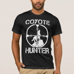 Camiseta Caçador de Animais Selvagens Caçados por Coyote